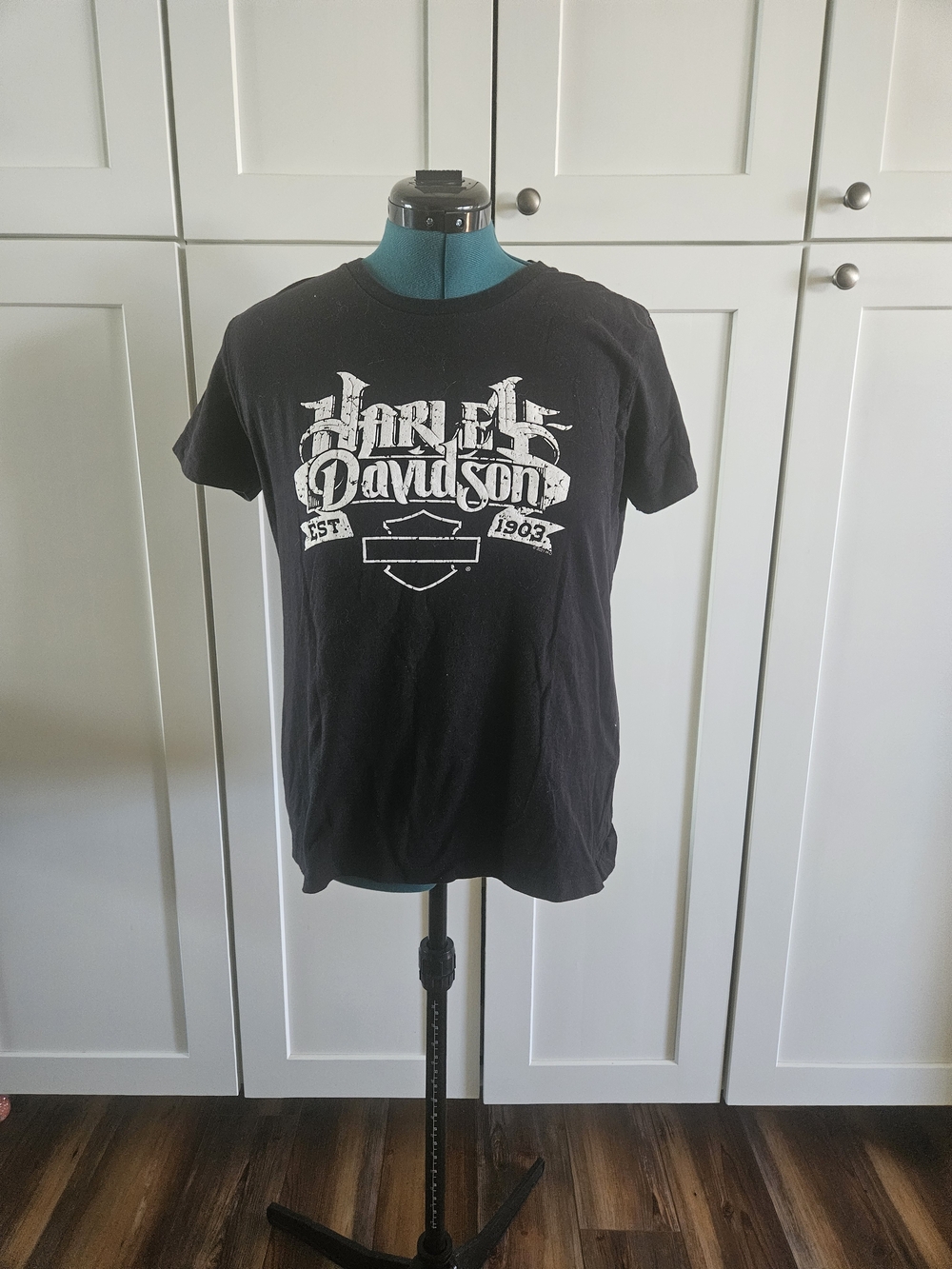 Harley-Davidson Women's Black Graphic Logo T-Shirt